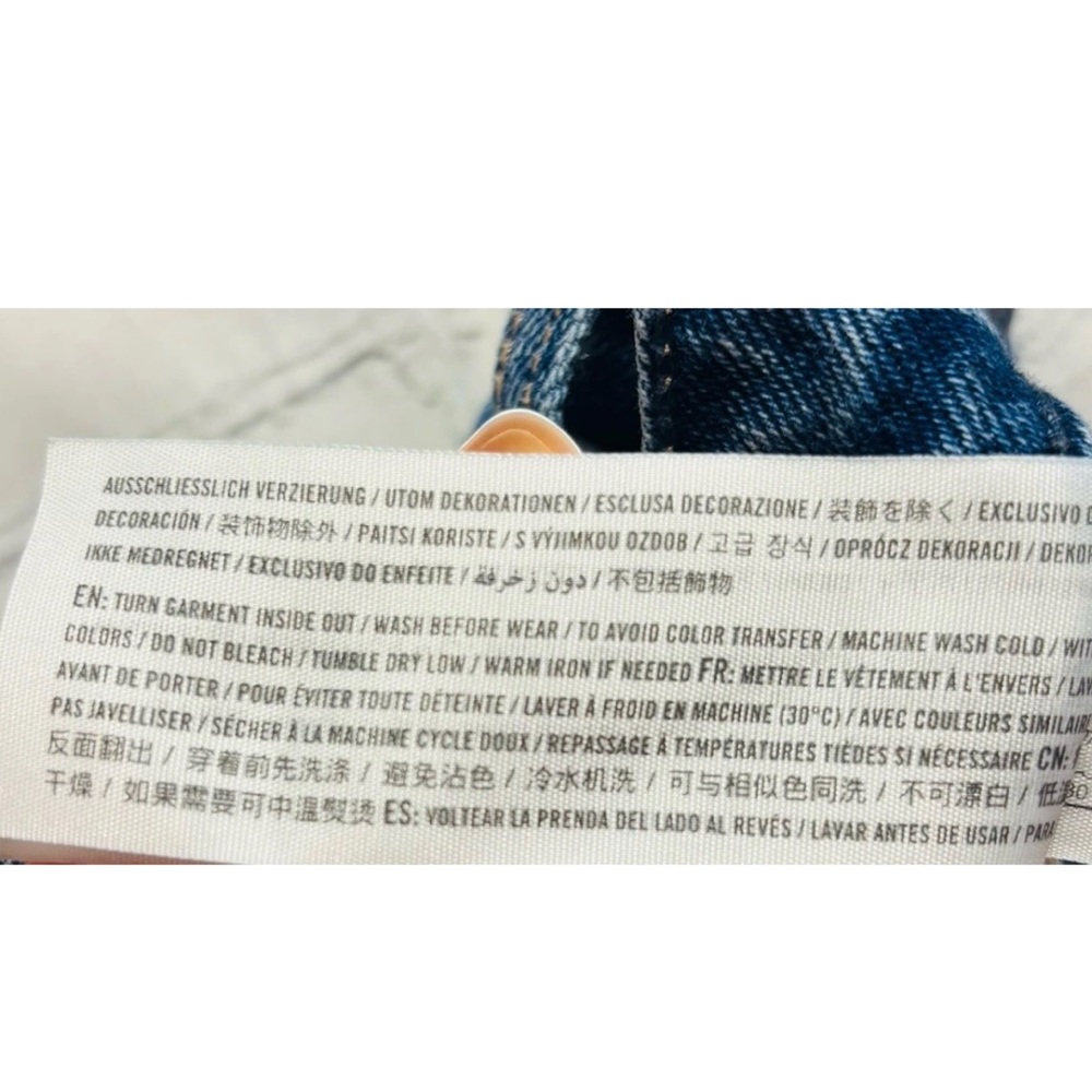 Hollister Ultra High Rise Vintage Straight Jeans Womens Sz 5R W27 L25 Blue - Picture 4 of 10